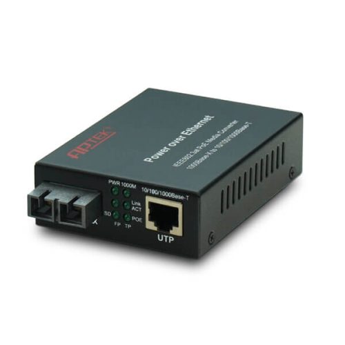 Converter Aptek AP110-20S-PoE hỗ trợ POE truyền tín hiệu điện đến 100 mét