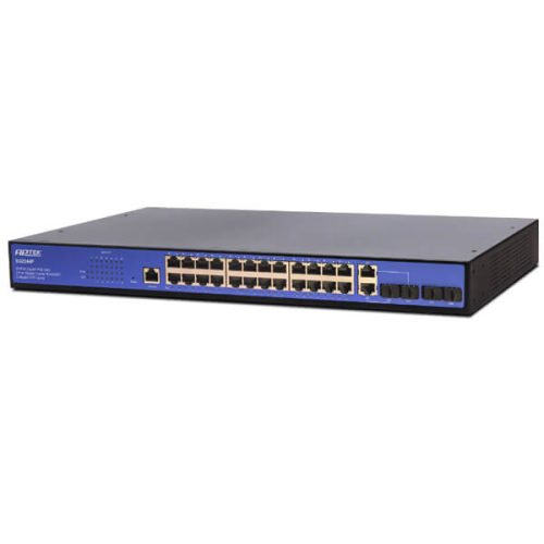 Switch Poe 24 Port Gigabit cho phép cấu hình bằng giao diện web Aptek SG2244P