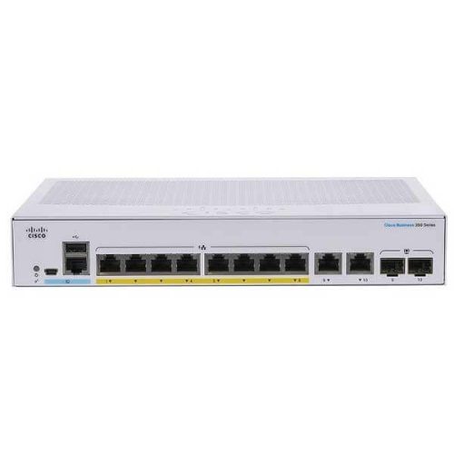 Hình ảnh switch Cisco 8 Port CBS350-8P-E-2G-EU