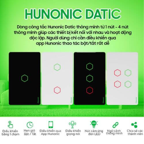 Hình Ảnh Công Tắc Cảm Ứng 1 Nút
