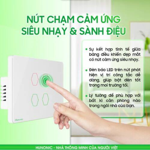 Hình Ảnh Công Tắc Cảm Ứng Wifi Siêu Nhạy 