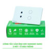 Hình Ảnh Công Tắc WiFi Cảm Ứng Màu Trắng HNSW02MT