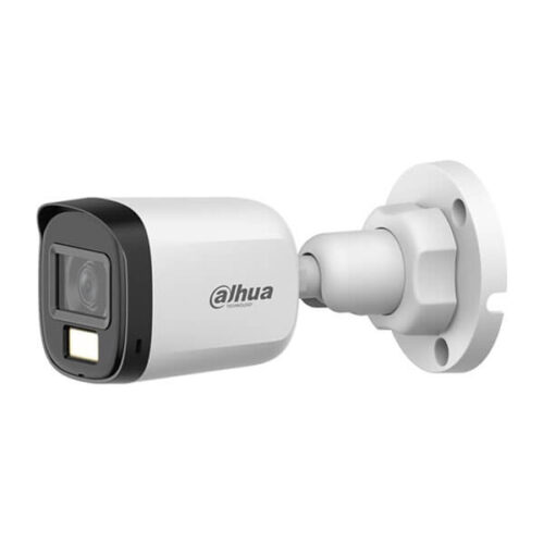 Camera HDCVI DH-HAC-B1A21P-U-IL-A Full Color ánh sáng kép 2.0MP, đèn led: 20m, Ir 30m, Tích hợp mic