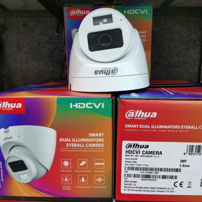Camera Dahua DH-HAC-HDW1200CLQP-IL-A 2MP Dual Light, IR20m