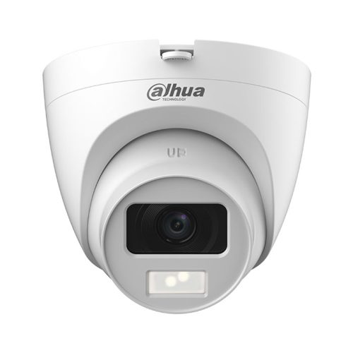 Camera Dahua DH-HAC-HDW1200CLQP-IL-A 2MP Dual Light, IR20m, hỗ trợ mic thu âm thanh.