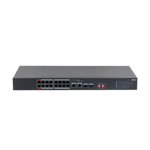 Hình ảnh Switch 16 Port Poe Dahua DH-S3218-16ET-135 chính hãng