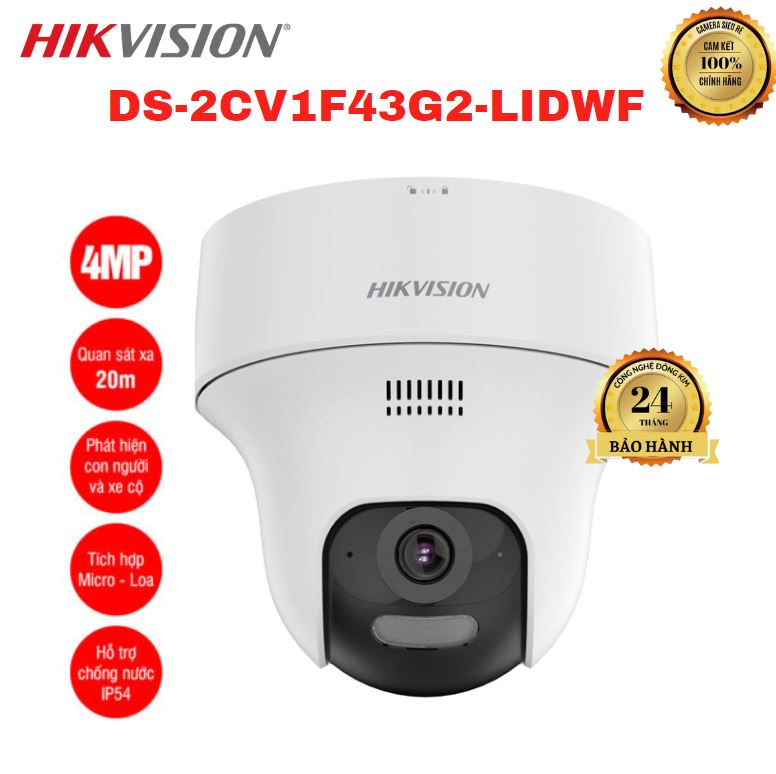 Hình ảnh Camera IP Wifi 4MP HIKVISION DS-2CV1F43G2-LIDWF
