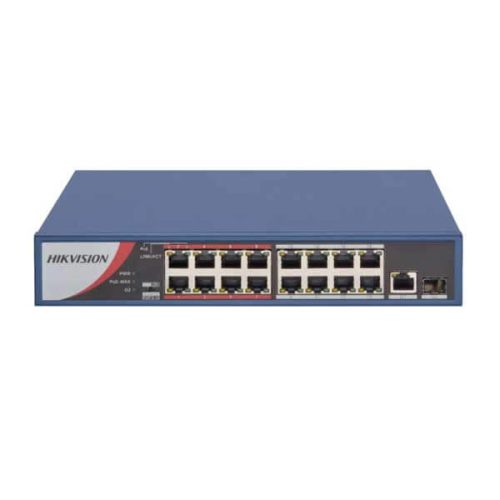 Hình ảnh switch Poe Hikvision 16 Port DS-3E0318P-E/M(B)