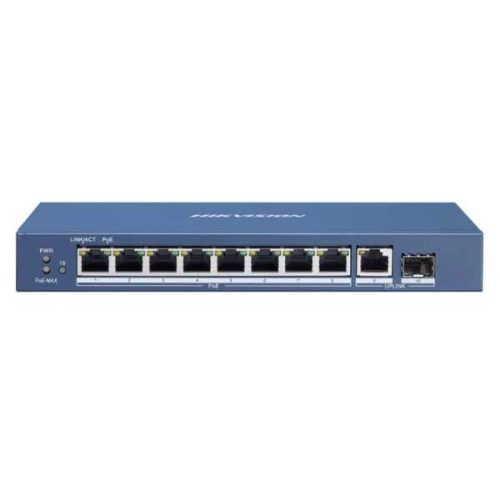 Hình ảnh switch Poe Hikvision 8 Port DS-3E0510P-E/M
