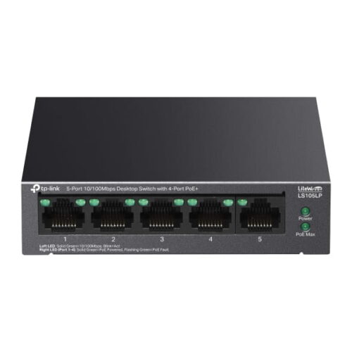 Switch Để Bàn 5 Cổng 10/100Mbps với 4 Cổng PoE LS105LP Chính hãng