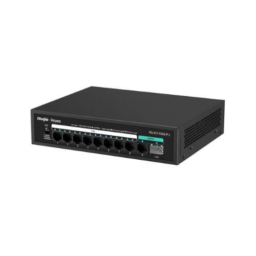 Hình ảnh Unmanaged Switch Ruijie 8 Port Poe 120W RG-ES110GS-P-L