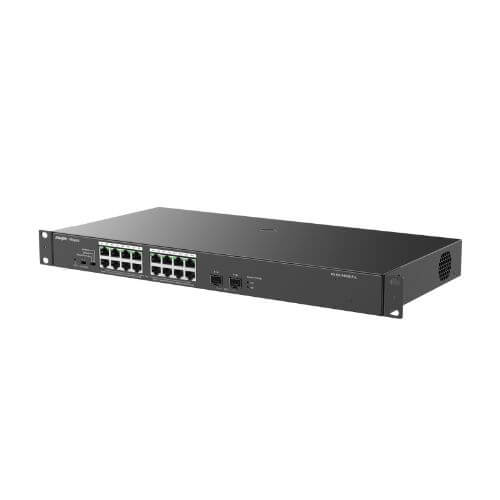 Hình Ảnh Switch Poe 16 Port RUIJIE 247W RG-ES118GS-P-L