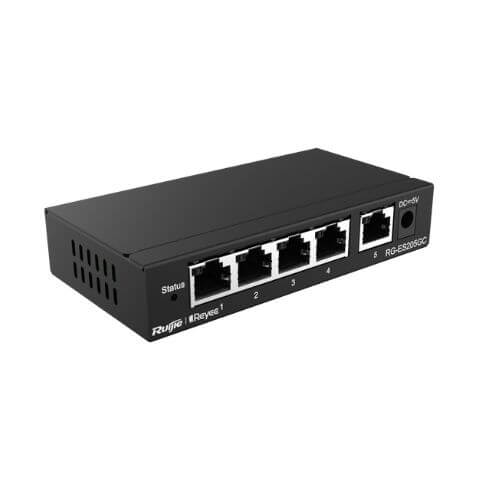 Hình Ảnh RG-ES205GC Switch RUIJIE 5 Cổng Gigabit