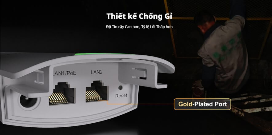 Thông Tin Bộ thu phát sóng không dây ngoài trời  RG-EST100-E 