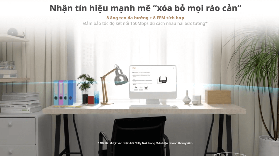 Hình Ảnh Wifi 6 RG-EW3200GX PRO RUIJIE Tốc Độ 3200Mbps