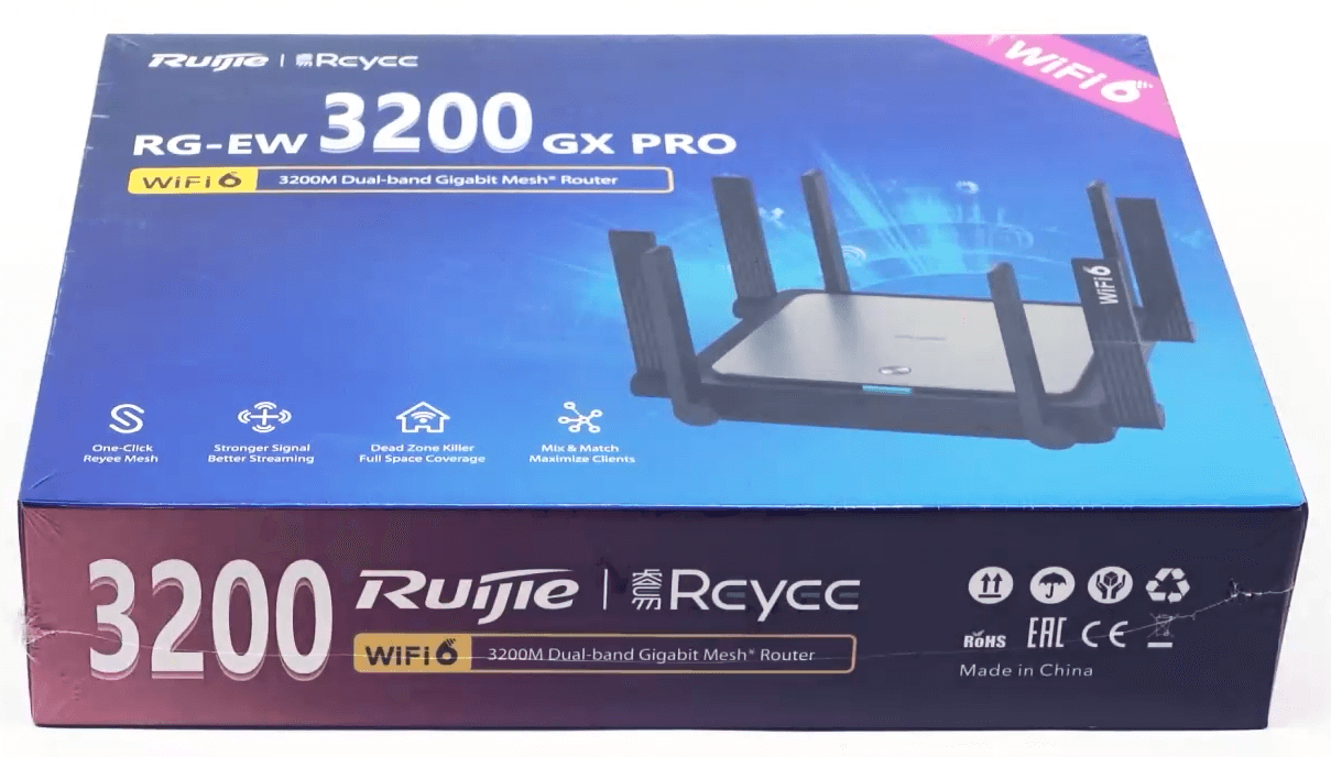 Hình Ảnh Wifi 6 RG-EW3200GX PRO RUIJIE Tốc Độ 3200Mbps