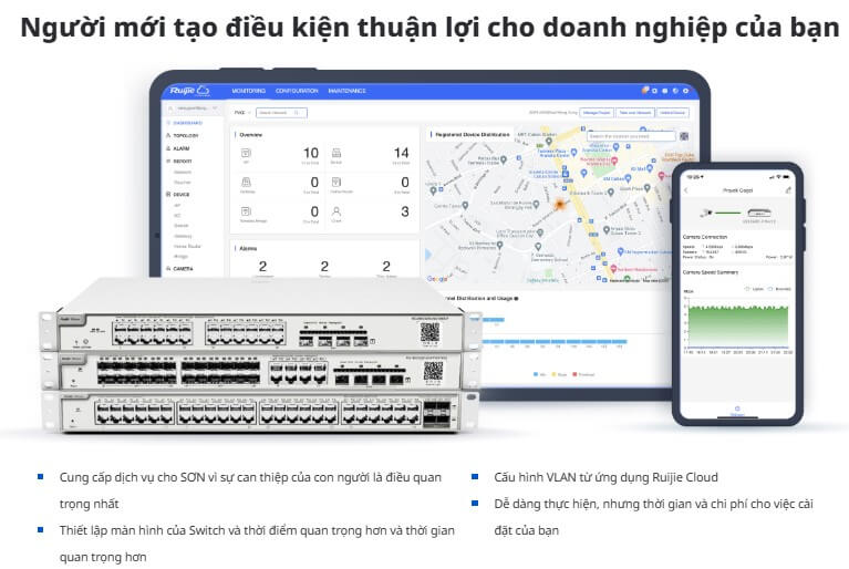 Hình Ảnh Chi Tiết Switch RUIJIE RG-NBS3200-48GT4XS 48 Cổng