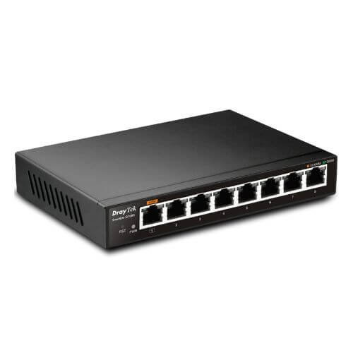 Switch DrayTek VigorSwitch G1080 8 Cổng Gigabit Chính Hãng