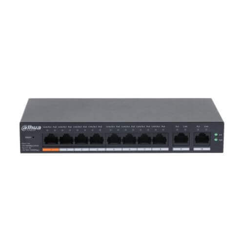 Switch Poe Cloud 10-Port Dahua DH-CS4010-8ET-110