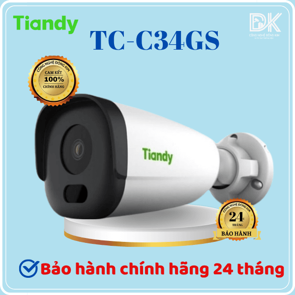 Hình ảnh Camera IP TIANDY TC-C34GS (V4.2) 4MP Thân Starlight hồng ngoại 50m