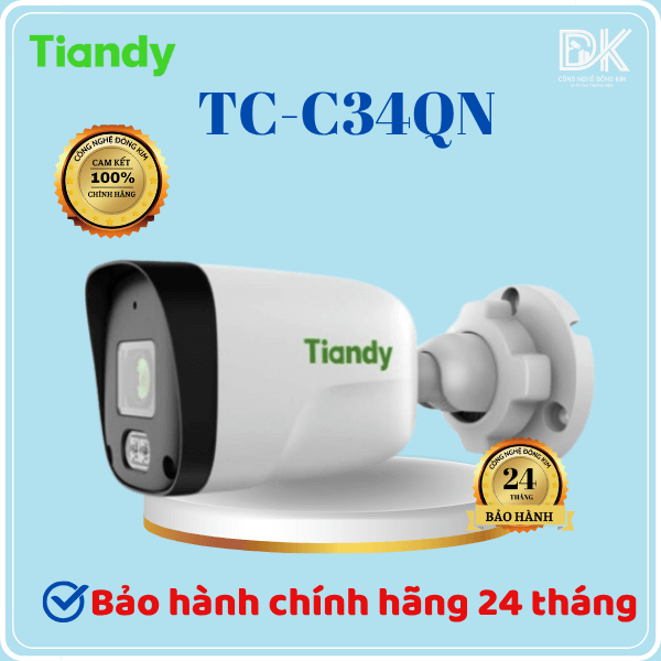 Hình ảnh Camera 4MP TIANDY TC-C34QN-IP (V5.0) Thân ngoài trời hồng ngoại 30m
