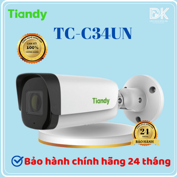 Hình ảnh Camera IP TIANDY TC-C34UN (V4.2) 4MP Thân ngoài trời, hồng ngoại 80m