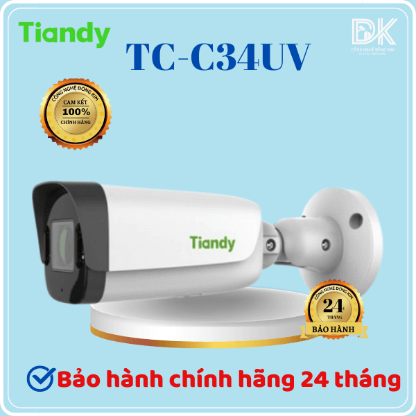 Hình ảnh Camera IP TIANDY TC-C34UV 4MP Thân - Polar day - Color Maker