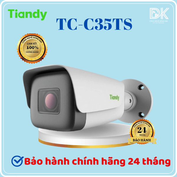 Hình ảnh Camera IP TIANDY TC-C35TS 5MP Thân - Starlight - hồng ngoại, chính hãng