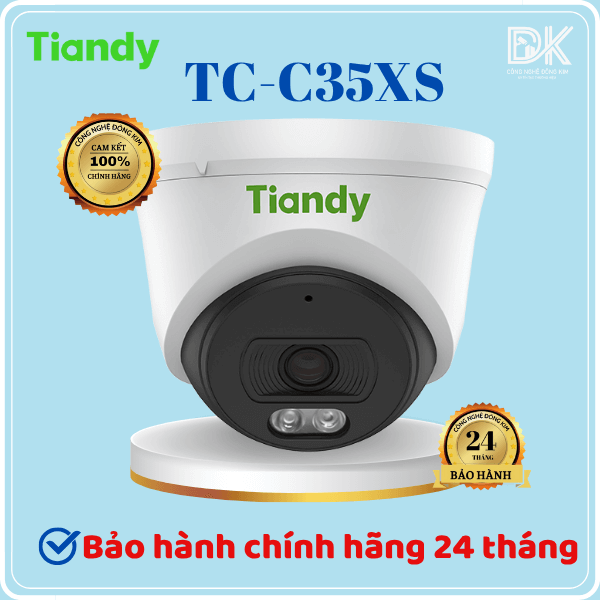 Hình ảnh Camera IP TIANDY TC-C35XS (V5.0) 5MP Dome - Starlight - Color Maker
