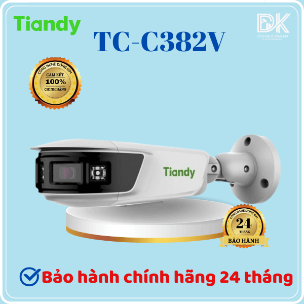 Hình ảnh Camera IP TIANDY TC-C382V 8MP Thân Toàn cảnh Panoramic - Color Maker
