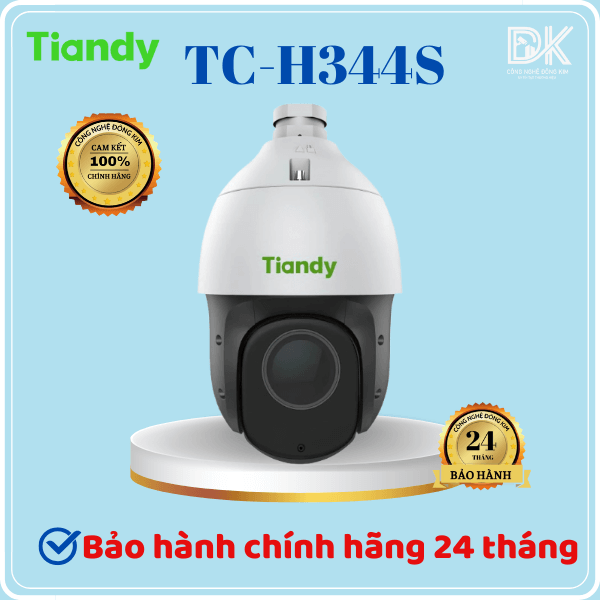 Hình ảnh Camera IP TIANDY TC-H344S 4MPSpeed Dome Tubor AI+ hồng ngoại - 4 inch, chính hãng