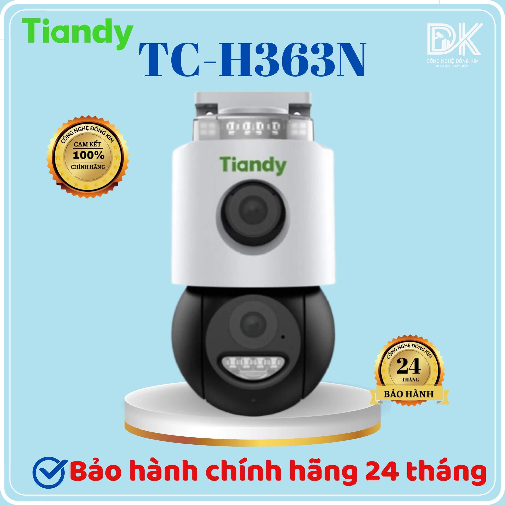 Hình ảnh Camera TC-H363N WiFi 6MP Dual Lens Tiandy ống kép 3MP + 3MP