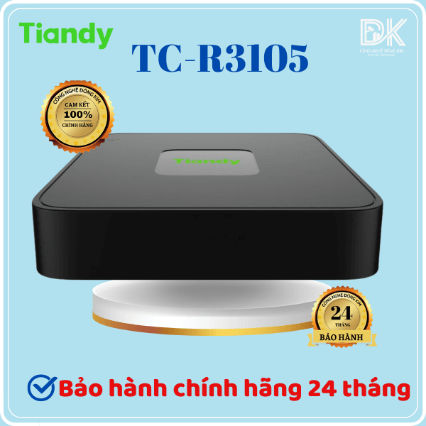 Hình ảnh Đầu ghi hình TIANDY TC-R3105 - 1 HDD camera IP 5 kênh, chính hãng 