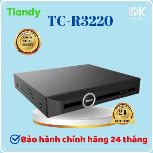 Hình ảnh Đầu ghi hình TIANDY TC-R3220 camera IP 20 kênh, chính hãng 