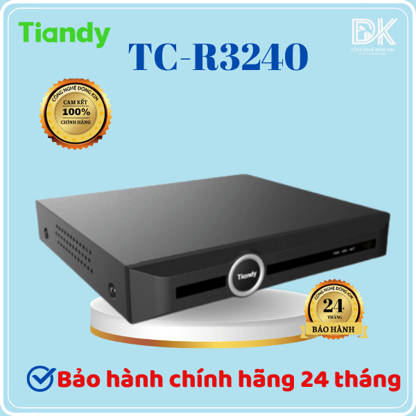 Hình ảnh Đầu ghi hình TIANDY TC-R3240 camera IP 40 kênh, chính hãng 