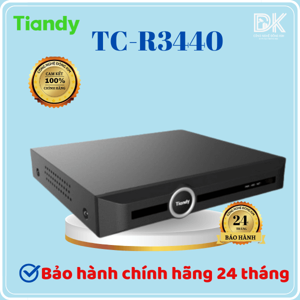 Hình ảnh Đầu ghi hình TIANDY TC-R3440 camera IP 40 kênh, chính hãng