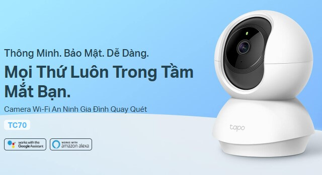 Hình Ảnh TC70 Camera Wifi Giám Sát TP-LINK 1080p Full HD 