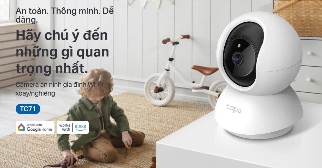 Chi Tiết Hình Ảnh TC71 Camera IP 3MP TP-LINK Độ Nét Cao 