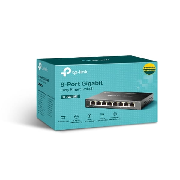 Easy Smart Switch 8 cổng Gigabit TP-LINK TL-SG108E