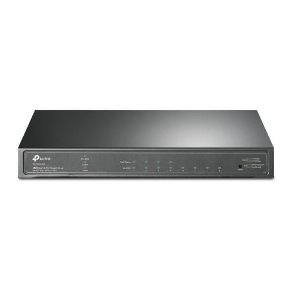 Hình Ảnh TL-SG2008P Switch TPLINK 8 Cổng Gigabit Với 4 Cổng PoE+ 62W