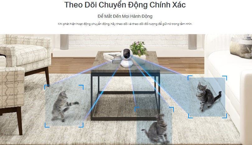 Hình Ảnh Tapo C210P2 Camera IP 3MP TP-LINK Theo Dõi Chuyển Động