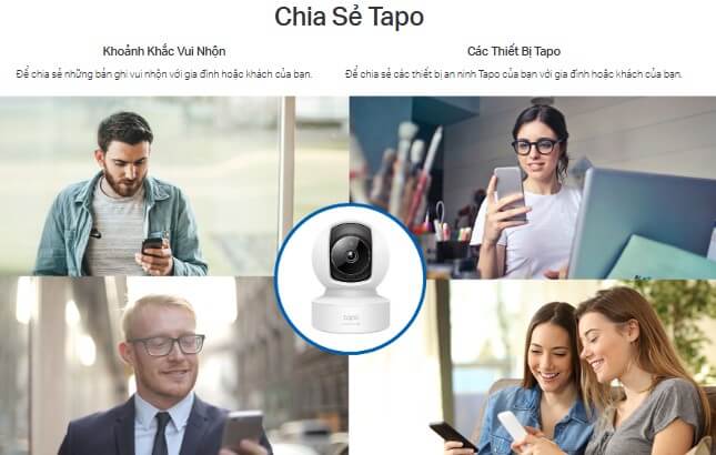 Hình Ảnh Chia Sẽ Khoảnh Khắc Camera Wifi 360 Độ 4MP TP-LINK Tapo C222
