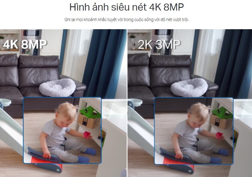 Hình Ảnh Tapo C260 Camera AI Wifi TP-LINK 4K 8MP Góc Quay Linh Hoạt