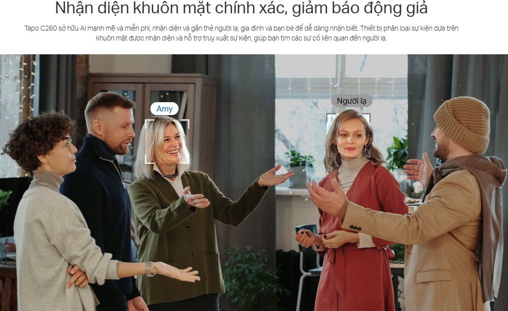 Hình Ảnh Tapo C260 Camera AI Wifi TP-LINK 4K 8MP Góc Quay Linh Hoạt
