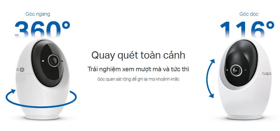 Hình Ảnh Tapo C260 Camera AI Wifi TP-LINK 4K 8MP Góc Quay Linh Hoạt