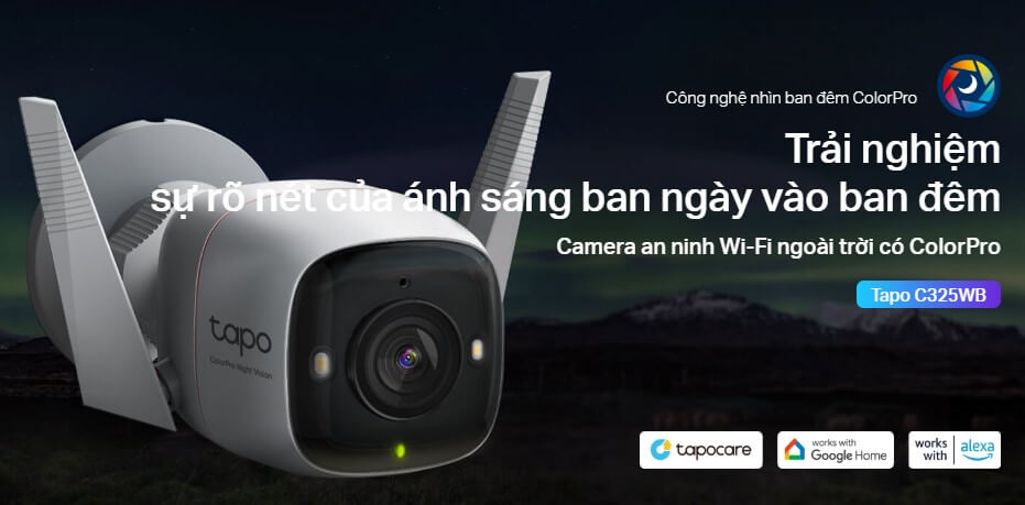 Hình Ảnh Tapo C325WB Camera IP TP-LINK Ngoài Trời Có ColorPro 4MP 