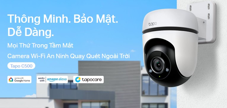 Hình Ảnh Tapo C500 Camera IP TP-LINK Quay Quét Ngoài Trời Thông Minh 