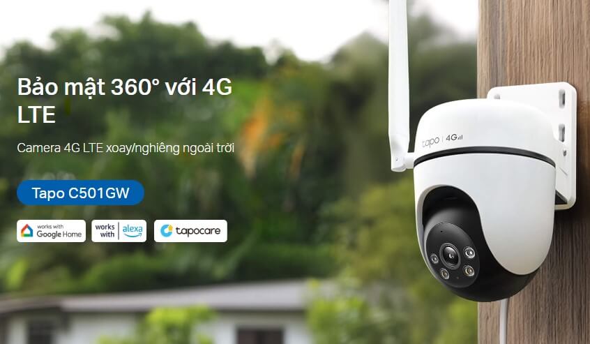 Hình Ảnh Camera 4G LTE ngoài trời TP-LINK Tapo C501GW