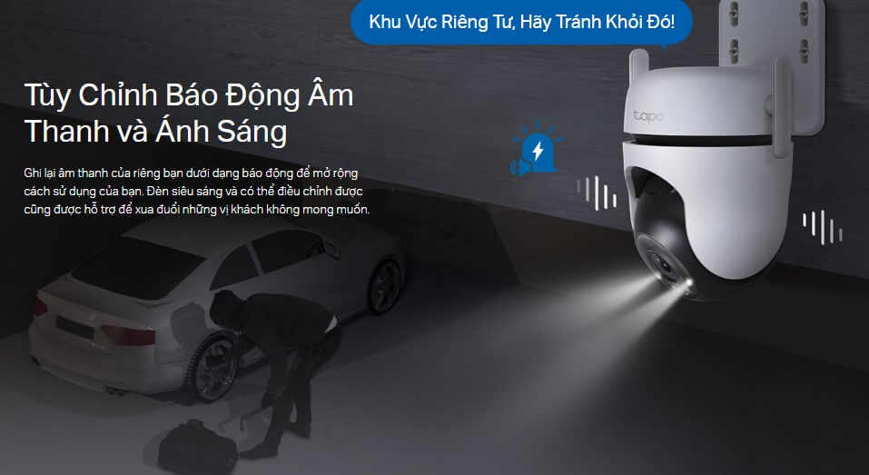 Hình Ảnh Tapo C520WS Camera IP TP-LINK Quay Quét Ngoài Trời 4MP