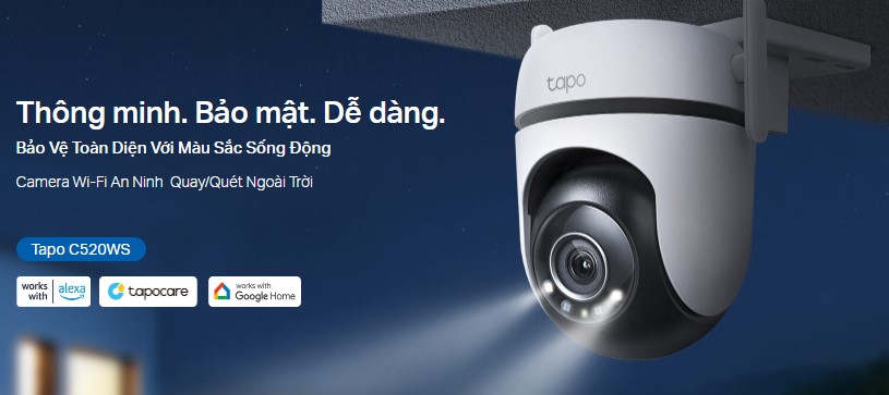 Hình Ảnh Tapo C520WS Camera IP TP-LINK Quay Quét Ngoài Trời 4MP